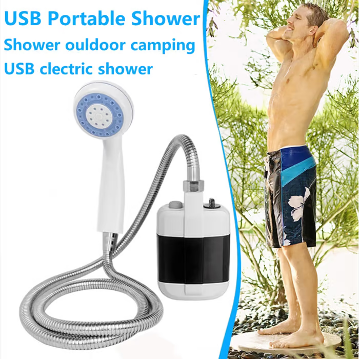 Camping Essentials - While Stocks Last💦Portable Shower for Camping with Water Pump🚀