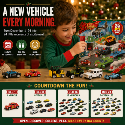 🔥 2026 Christmas Car Advent Calendar – 24 Surprises Before Christmas