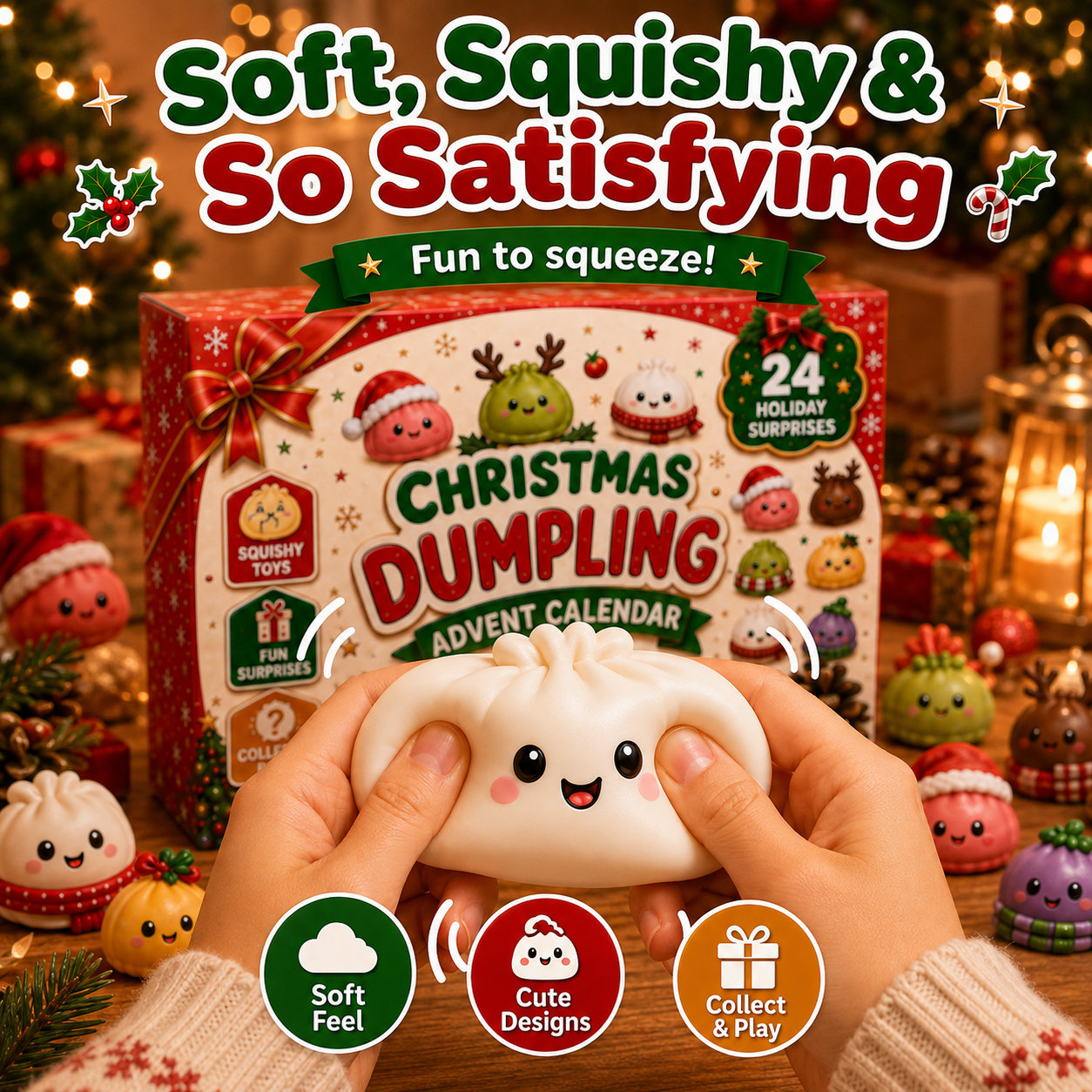 🎅 CHRISTMAS SPECIAL | 24 Days of Mini Squishies