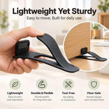 🚪 Floor Door Stopper – Foot Operated & No Drilling