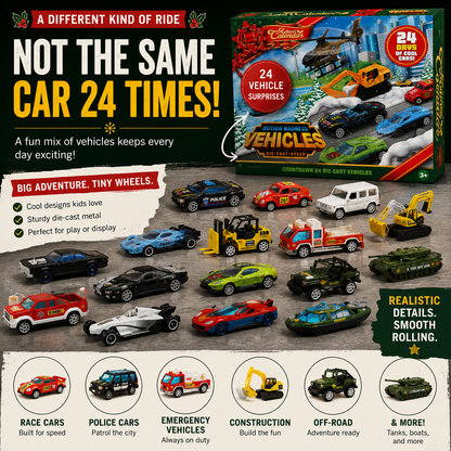 🔥 2026 Christmas Car Advent Calendar – 24 Surprises Before Christmas