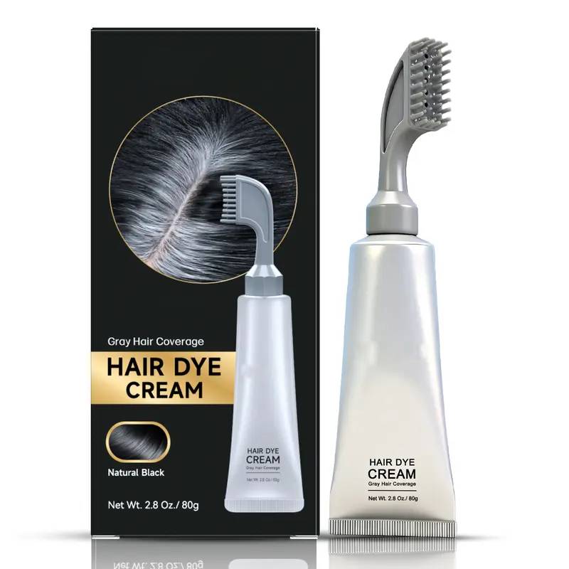 Instant Gray Coverage Hair Dye Comb for Men & Women