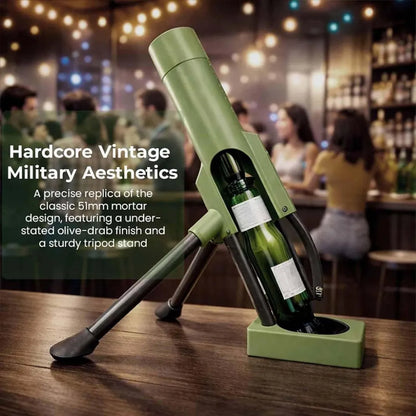 Beer Bottle Opener Mortar Military-Style Cap Launcher Unique Gift for Men Dad & Beer Lovers