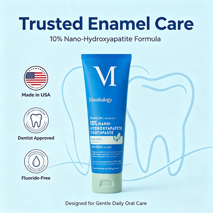 10% Nano-Hydroxyapatite Toothpaste | Fluoride-Free Enamel Care, Fresh Mint🦷