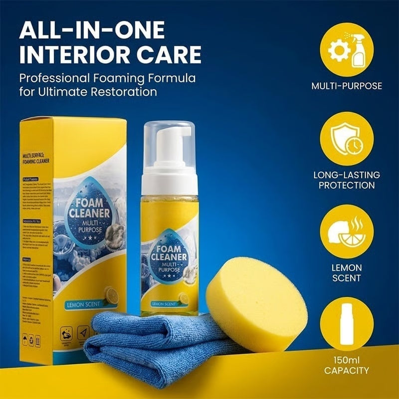 Heavy Duty 4 in 1 Multi Enzyme Foam Cleaner Spray
