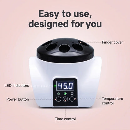 Professional Steam Gel Nail Remover | Digital Display At-Home Steamer