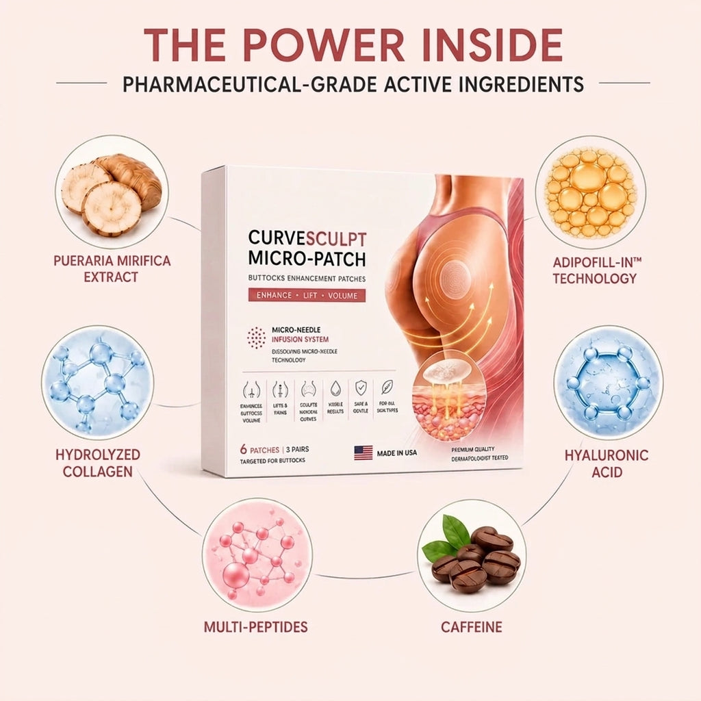 CurveSculpt Micro-Patch – Targeted Lower Body Firming & Smoothing Patches