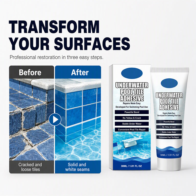 💦High Strength Underwater Pool Tile Adhesive🛠️