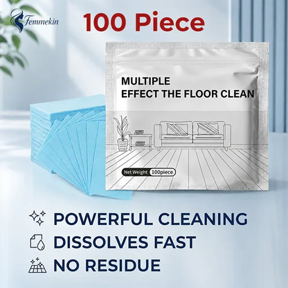 Floor Cleaning Tablets 100 Pack Multi Surface Cleaner Hardwood Laminate Tile RV Walls