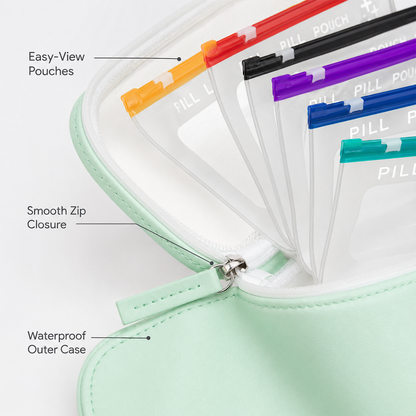 Waterproof Pill Pouch Set- 7Pcs Bags Inside