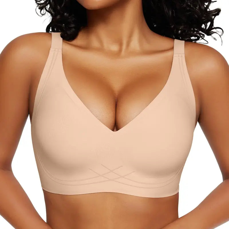 Women's Jelly Seamless Wireless Plus Size Comfort Bralette