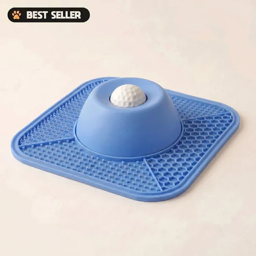 Slow Feeder Mat for Dogs, Calming Treat Puzzle Toy