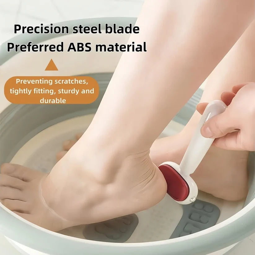🦶 Double Sided Stainless Steel Foot Scraper Callus Remover ✨