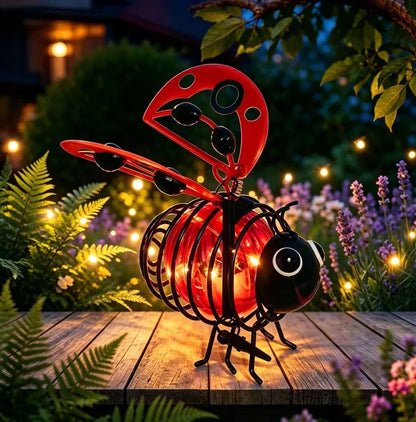 🔥50K+ SOLD! Solar-powered hanging bee lamp🌞🌜