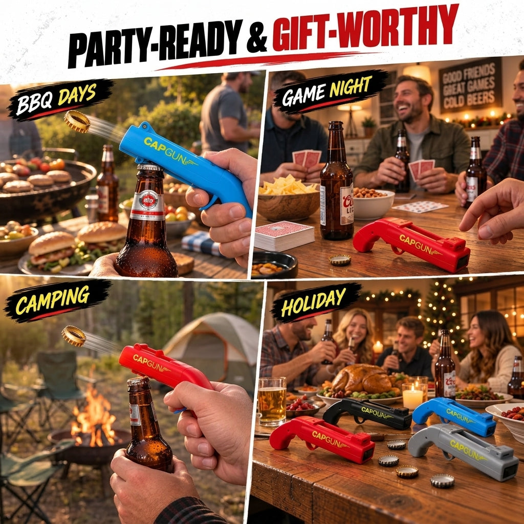 Mroace Creative Cap Gun Bottle Opener