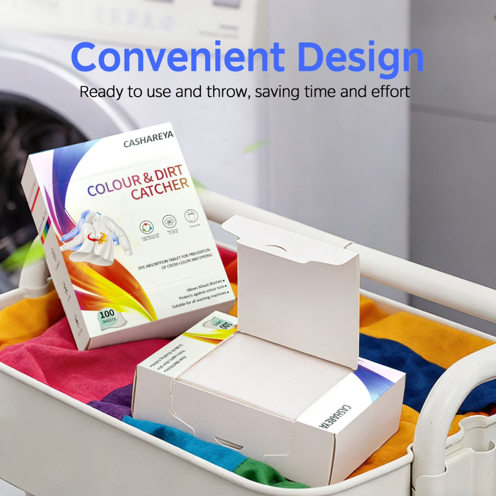 100 Count Color & Dirt Catcher Laundry Sheets for Mixed Loads
