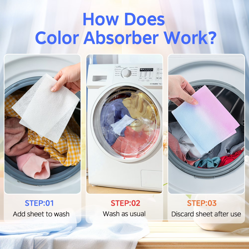 100 Count Color & Dirt Catcher Laundry Sheets for Mixed Loads