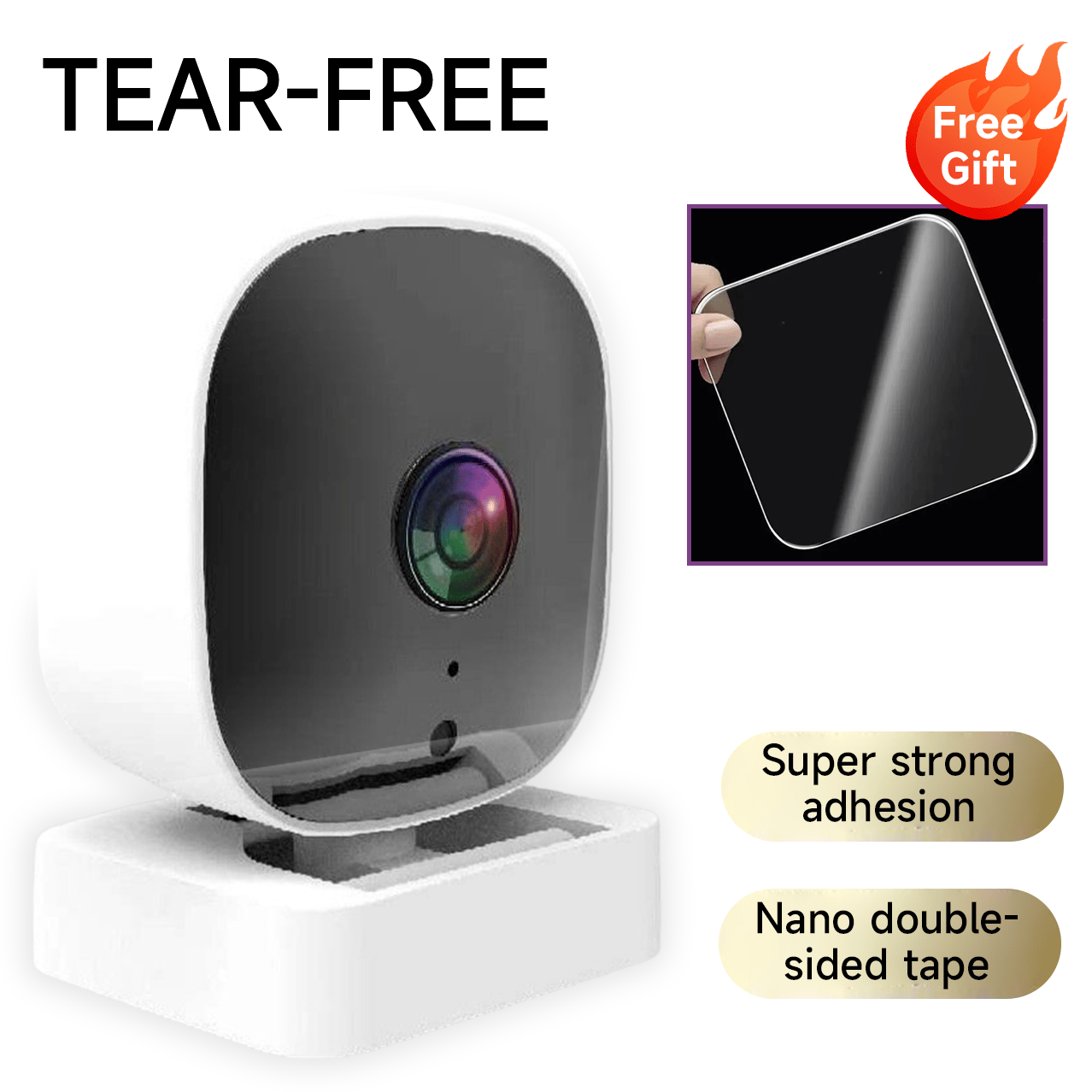 🎥crystal-clear 2K security camera  🌙Color Night Vision  🚨24/7 Recording & Smart Alerts