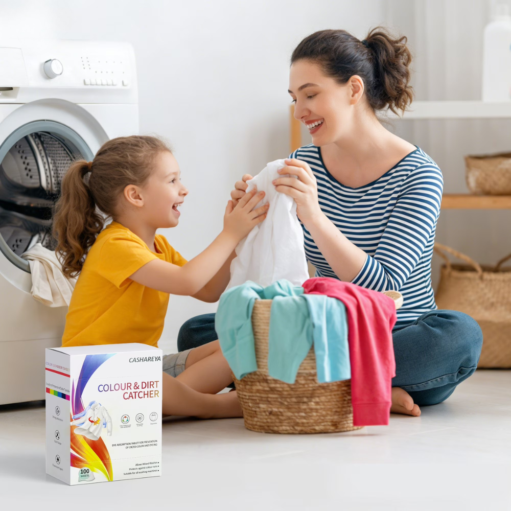 100 Count Color & Dirt Catcher Laundry Sheets for Mixed Loads