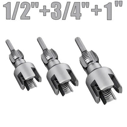 🔧 PVC Pipe Threading Tool – Integrated Internal & External Thread Cutter for Plumbing DIY Repairs
