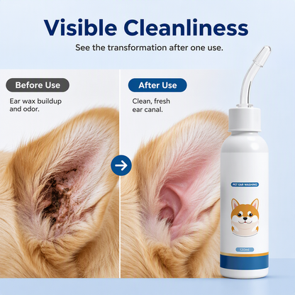 🐶🐱 Ear cleaner | Relieves itching in dogs & cats 👂