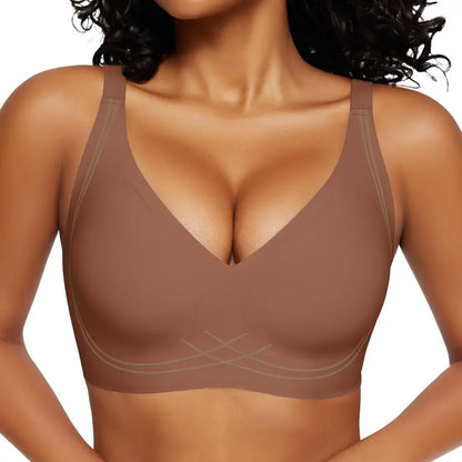 Women's Jelly Seamless Wireless Plus Size Comfort Bralette