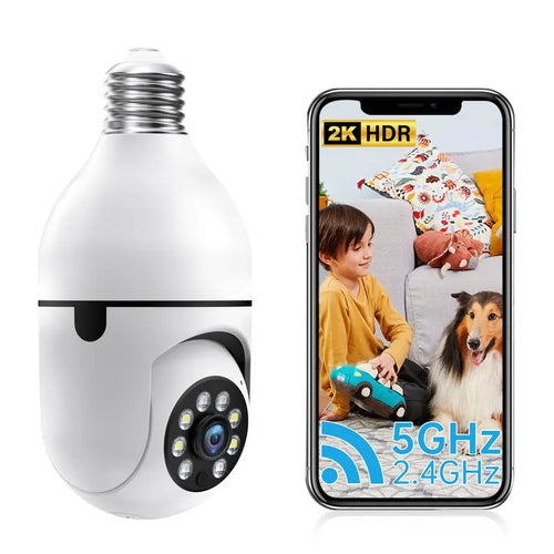 Smart WiFi Bulb Holder CCTV Security Camera