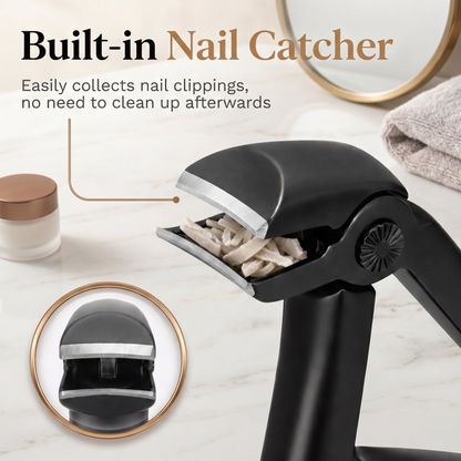 Wide-Jaw Nail Clippers for Seniors – Thick Nail Cutter with Angled Head