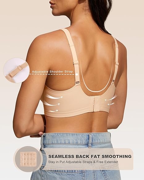 Deep V Wireless Seamless Bralette