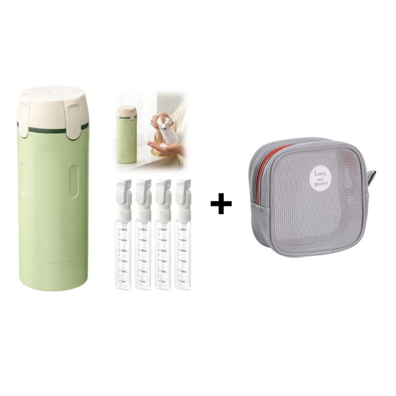 4-in-1 Refillable Travel Dispenser Bottles