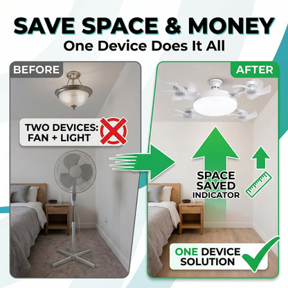 2026 New E27 Socket Ceiling Fan Light