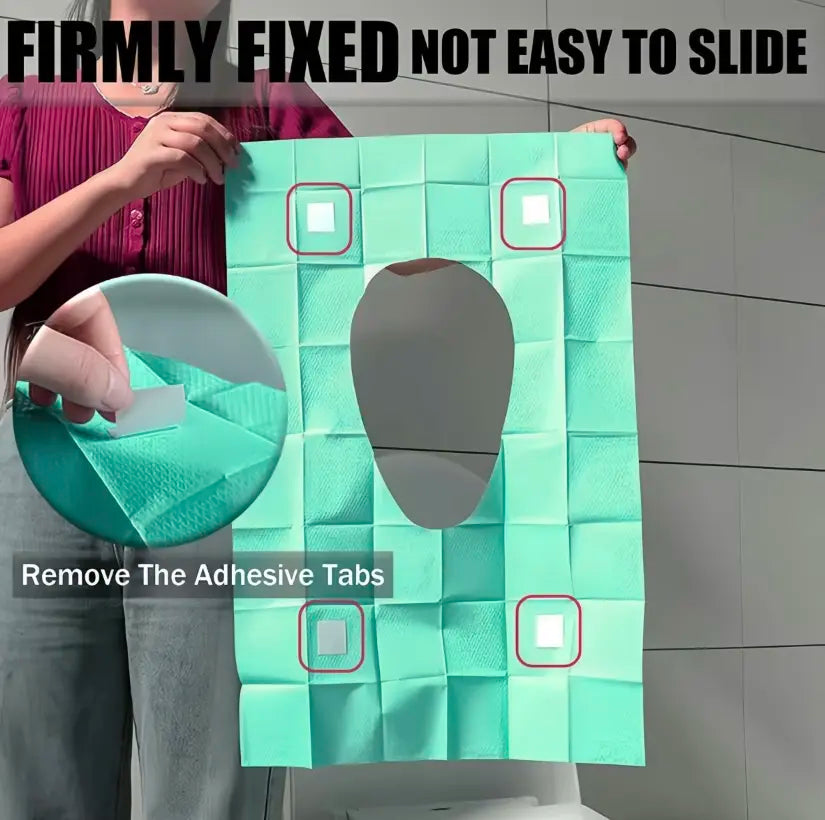 Disposable Toilet Seat Covers Waterproof 16x24in