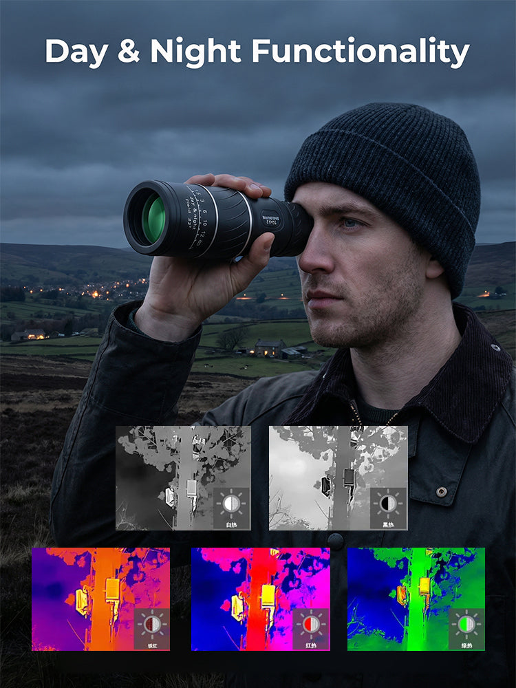 Used by American Mountain Guides! 100x HD Monocular, IPX5 Waterproof & Fog-Proof🧭🔭