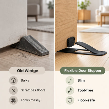 🚪 Floor Door Stopper – Foot Operated & No Drilling