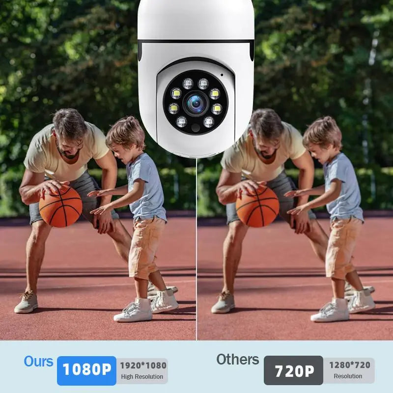 Smart WiFi Bulb Holder CCTV Security Camera