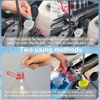 Ultra-Concentrated Car Glass Cleaner Tablets