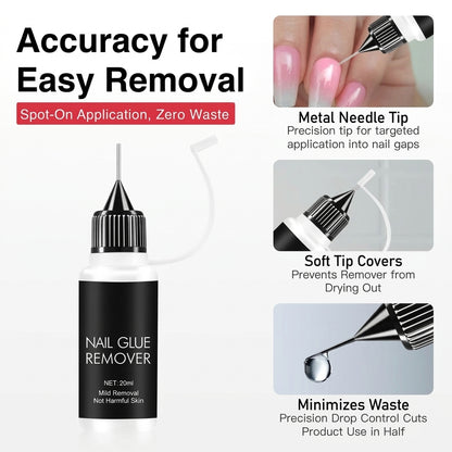 Pinpoint Remover For Nail Glue Remover Press On Nails