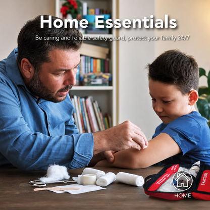 160Piece Waterproof First Aid Kit for Emergencies