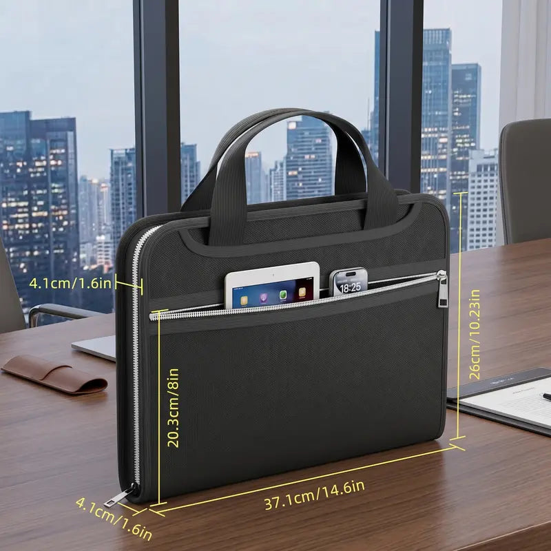 Fire-Resistant Document Organizer Bag