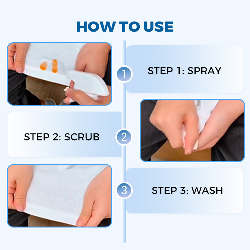 All-in-One Powerful Stain Remover Clothes Dry-Clean Spray