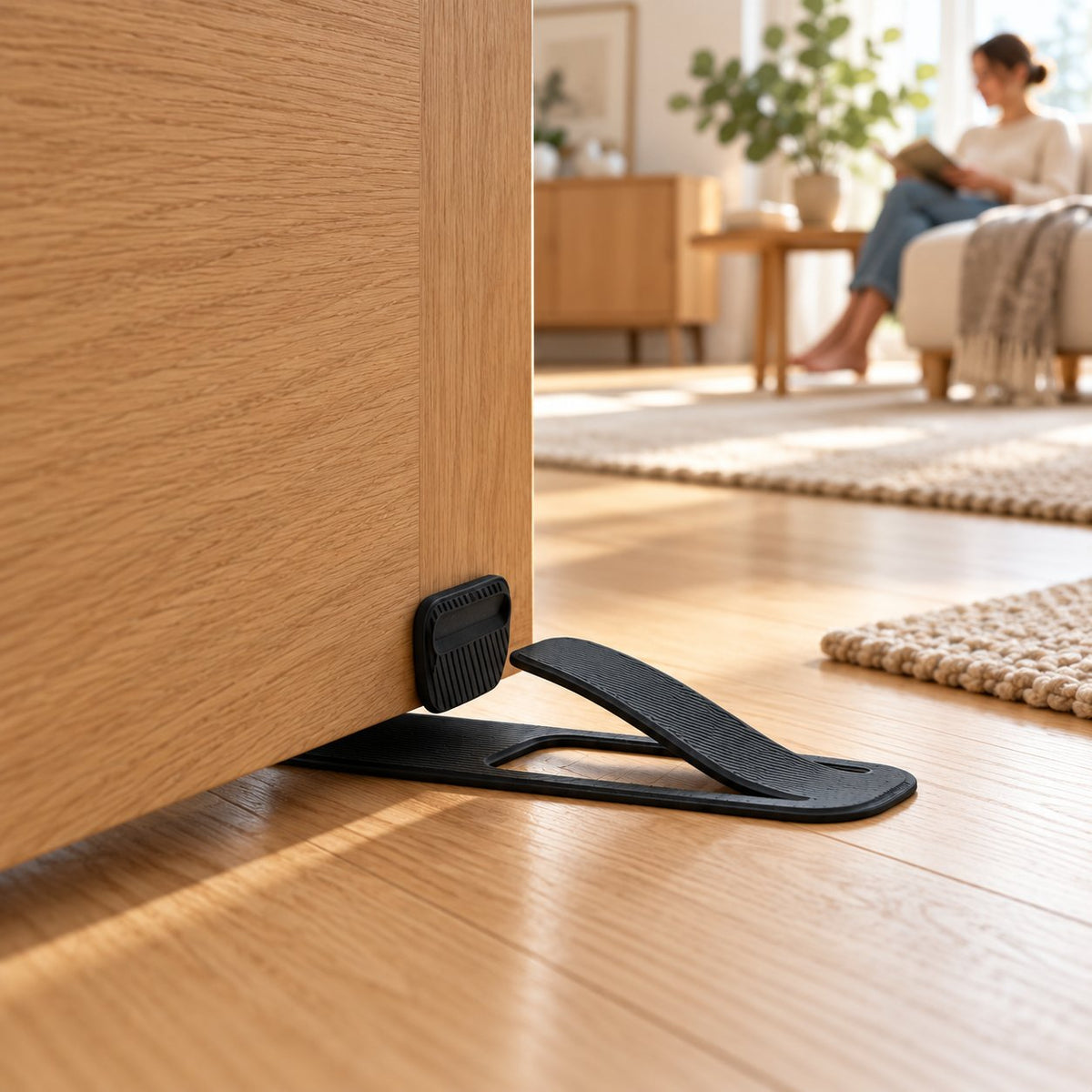 🚪 Floor Door Stopper – Foot Operated & No Drilling