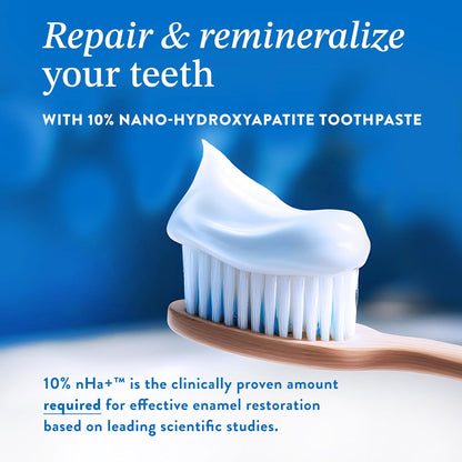 10% Nano-Hydroxyapatite Toothpaste | Fluoride-Free Enamel Care, Fresh Mint🦷