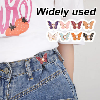 🦋Butterfly Clothing Clips - 8-Piece Fashion Waist Adjuster Set