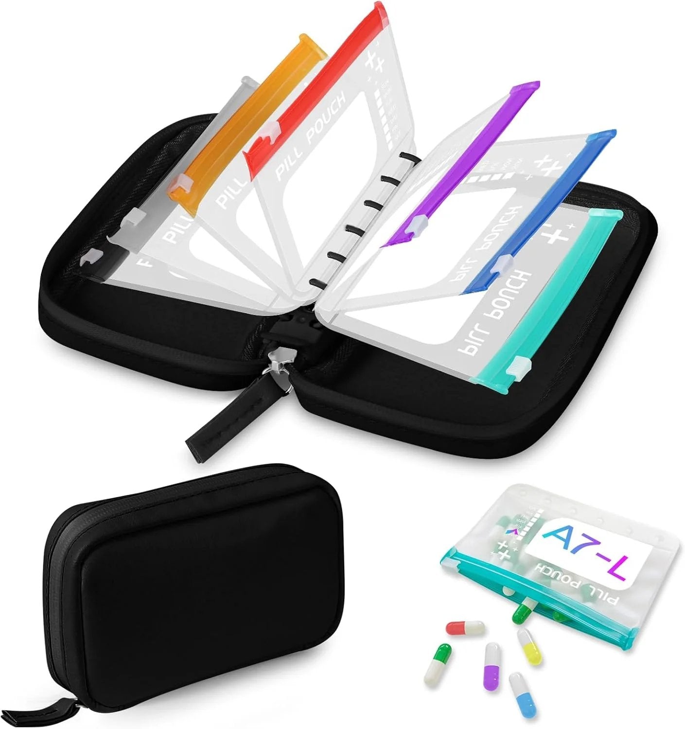 Waterproof Pill Pouch Set- 7Pcs Bags Inside