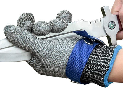 🥩 Stainless Steel Mesh Glove – Highest A9 cut level – Perfect for butchers & chefs – no more knife accidents!