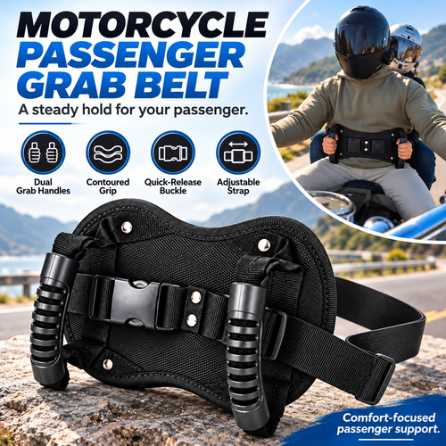 🏍️🤝 Ride Together – Motorcycle Rear Passenger Grab Handle