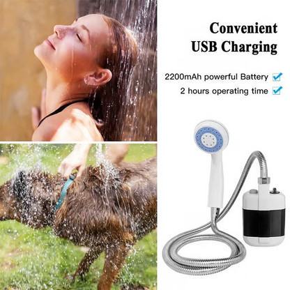 Camping Essentials - While Stocks Last💦Portable Shower for Camping with Water Pump🚀