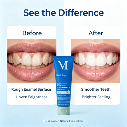 10% Nano-Hydroxyapatite Toothpaste | Fluoride-Free Enamel Care, Fresh Mint🦷