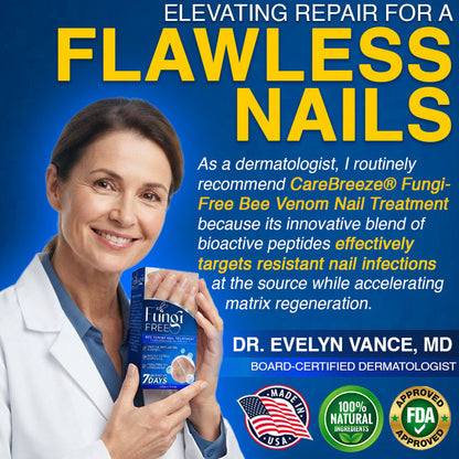 FungiFree Bee Venom Nail Treatment 🐝  Natural Nail & Cuticle Conditioning Care