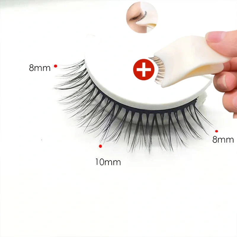 Reusable Self‑Adhesive False Eyelashes 3 Pairs
